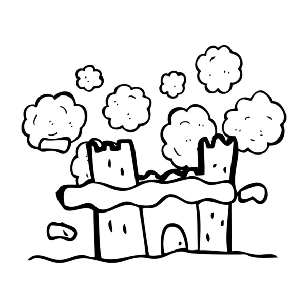 Cartoon castle — Stock Vector