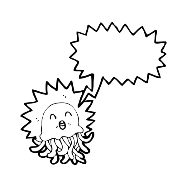 Kreslený medúzy — Stockový vektor