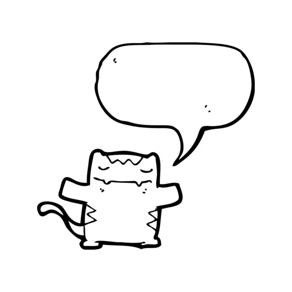 Chat de bande dessinée — Image vectorielle