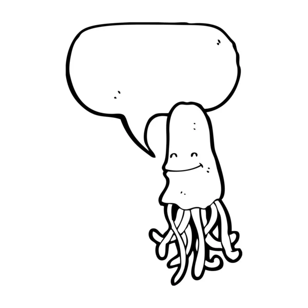 Счастливая медуза — стоковый вектор