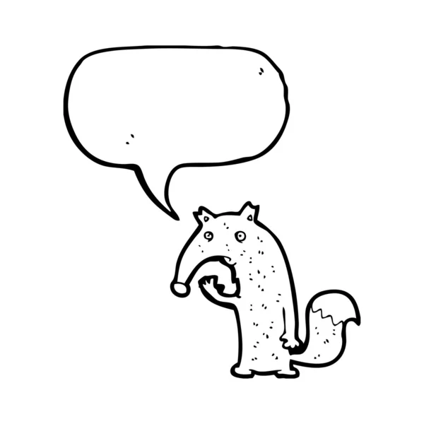 Loup confus — Image vectorielle