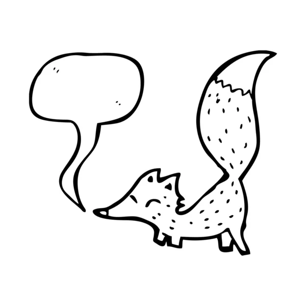 可爱的小狐狸 — 图库矢量图片