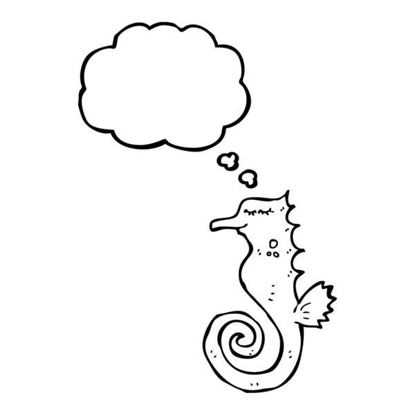 Schattig seahorse — Stockvector