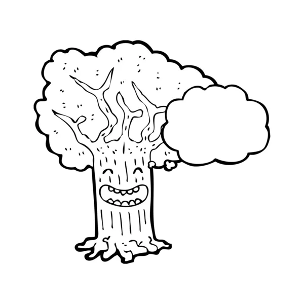 Šťastný strom — Stockový vektor