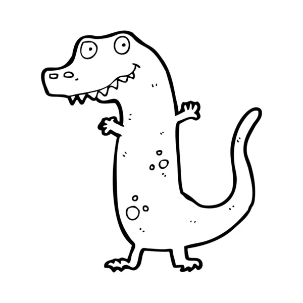 Dinosaure drôle — Image vectorielle