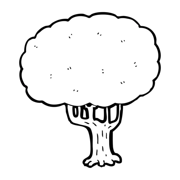 Cartoon träd — Stock vektor
