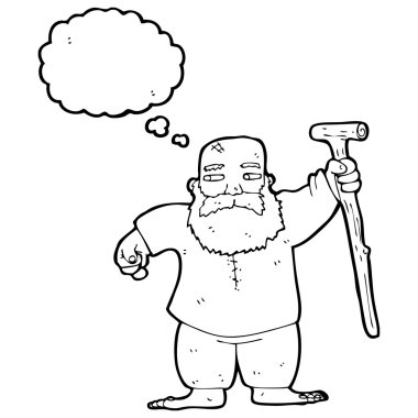 Çizgi film ihtiyarı.