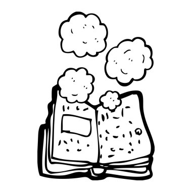 tozlu eski kitap açık