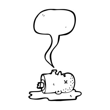 afgehakte hoofdkesik baş