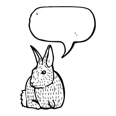 tavşan illüstrasyon