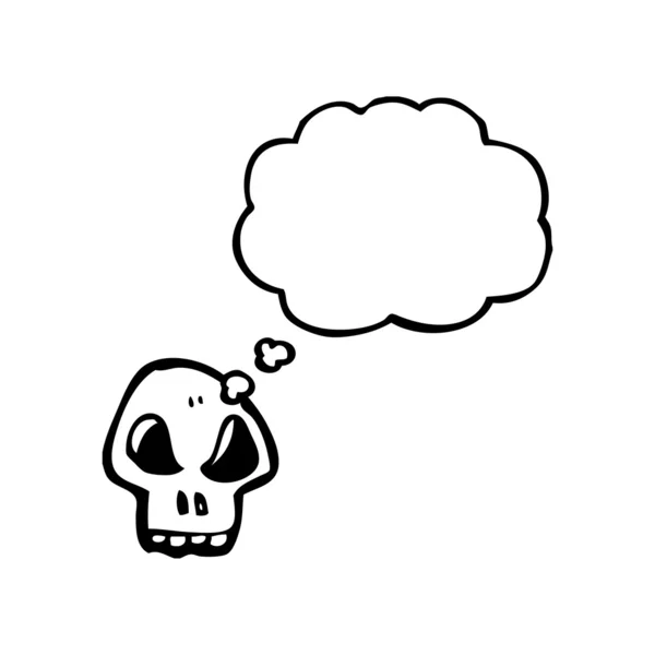 Crâne d'Halloween — Image vectorielle