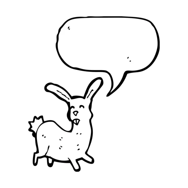 Conejo gracioso — Vector de stock