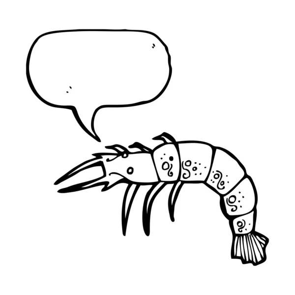 Crevettes — Image vectorielle