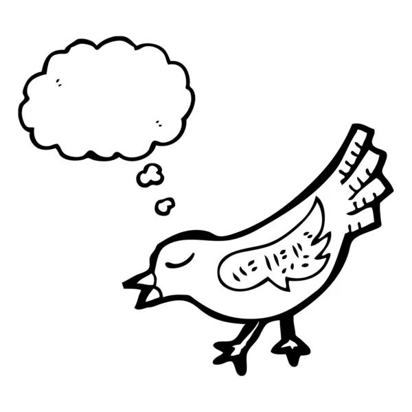 Ptak kreskówka — Wektor stockowy