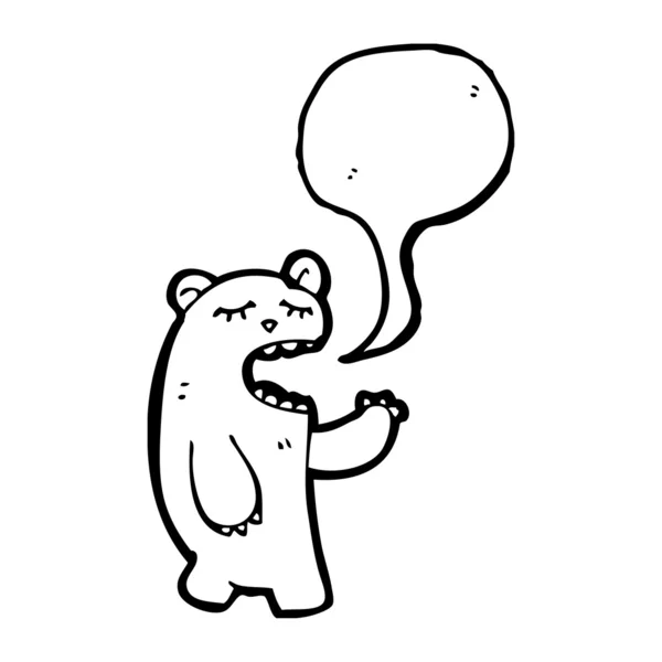 Спокойный медведь — стоковый вектор