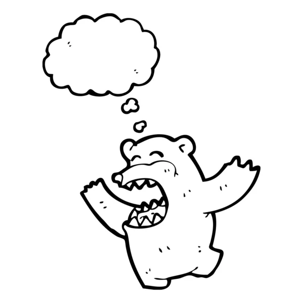 Urso zangado — Vetor de Stock