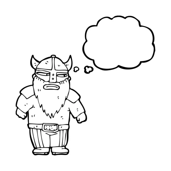 Viking με σκέψη φούσκα — Διανυσματικό Αρχείο