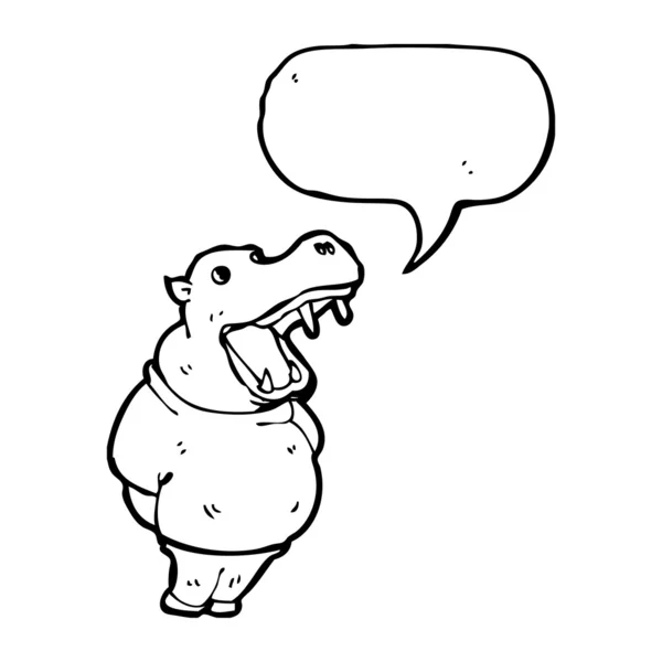 Hippopotame — Image vectorielle