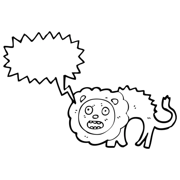 Lion lâche — Image vectorielle