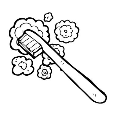 karikatür diş fırçası