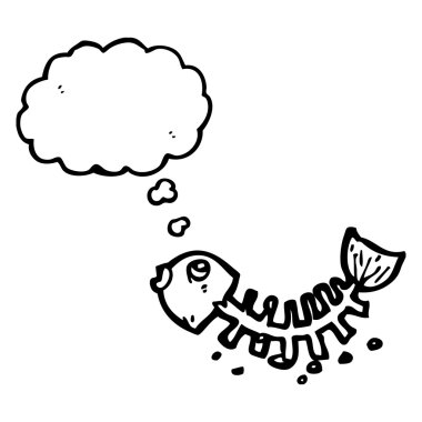 eski balık kemikleri