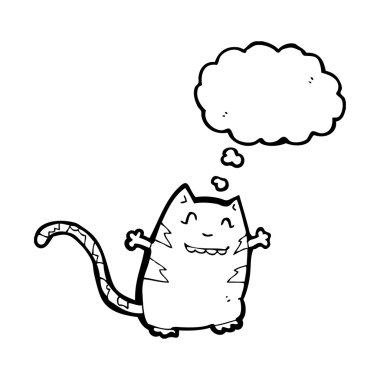 manyak komik heyecanlı kedi