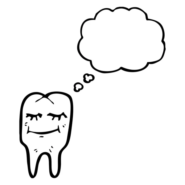 Mutlu diş — Stok Vektör