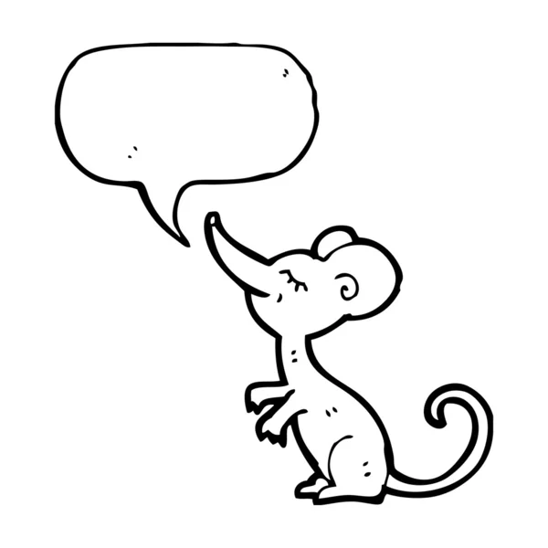 Rato falante — Vetor de Stock