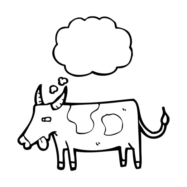 Cartoon vache — Image vectorielle