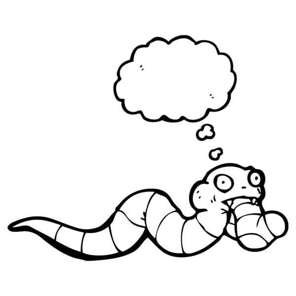 Chaussette mangeuse de serpent — Image vectorielle