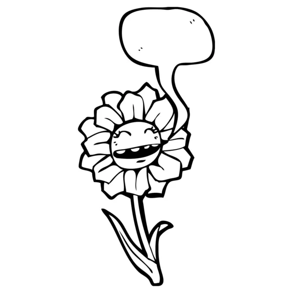 Joyeux fleur — Image vectorielle