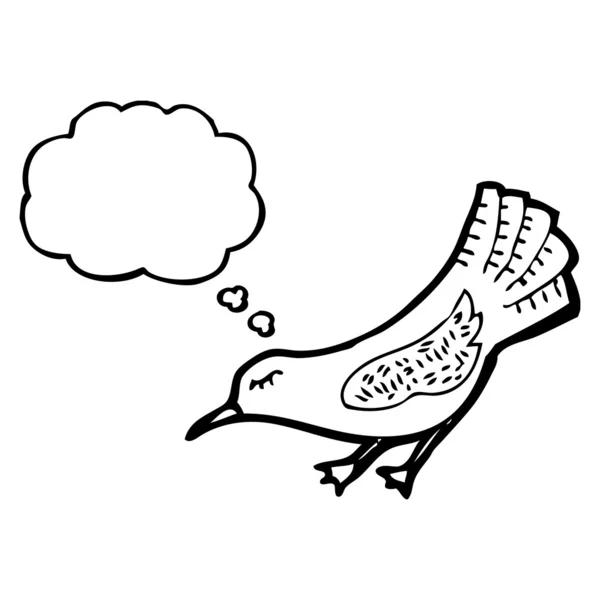 Zahradní pták — Stockový vektor
