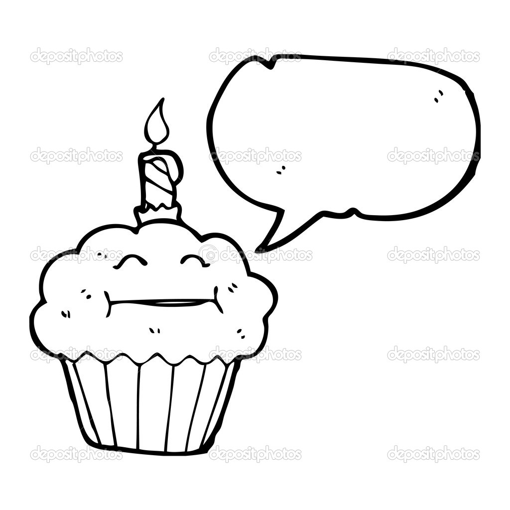生日纸杯蛋糕图库矢量图©lineartestpilot 20147177, image size:1024x1024