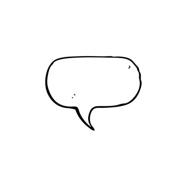 karikatür konuşma balonu öğesi