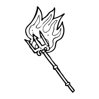 trident Flaming çizgi film