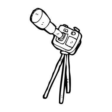 Kamera tripoda.