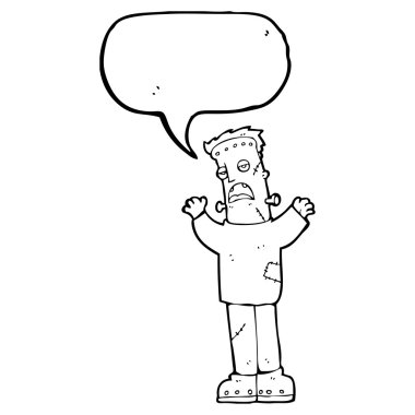 Frankenstein canavarı inleme