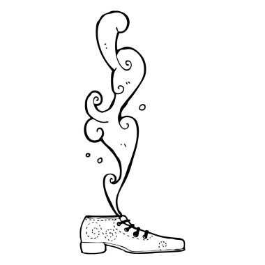 karikatür kokulu Ayakkabı
