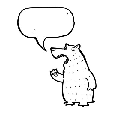 Kutup ayısı konuşuyor