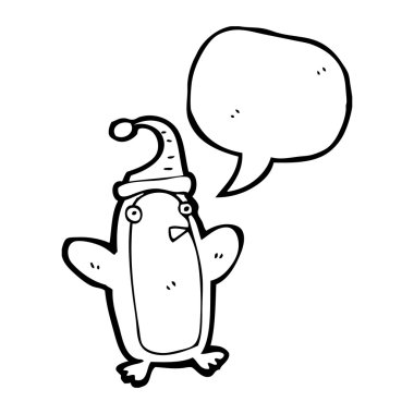 Noel penguen konuşuyor