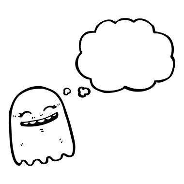 komik karikatür hayalet