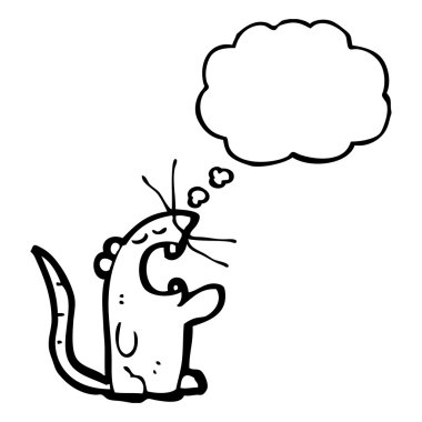 fare ile düşünce balonu