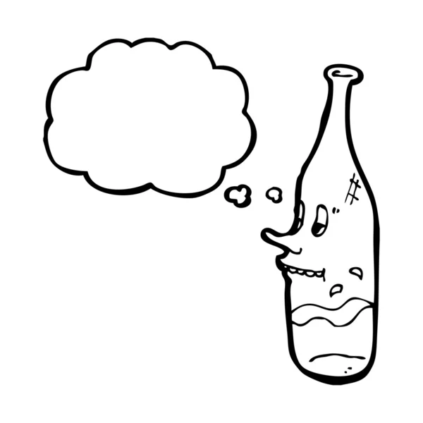 Bottiglia di vino — Vettoriale Stock