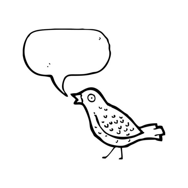 Pájaro de dibujos animados — Vector de stock