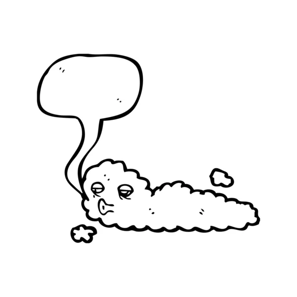 Schwimmende Wolke — Stockvektor