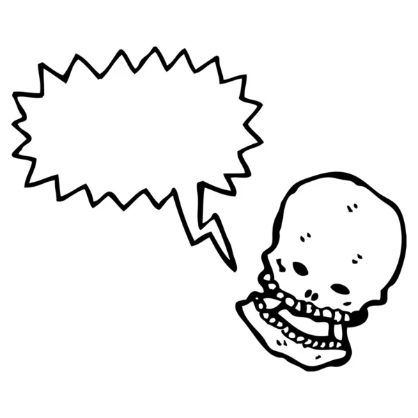 Skull cartoon — Stock Vector