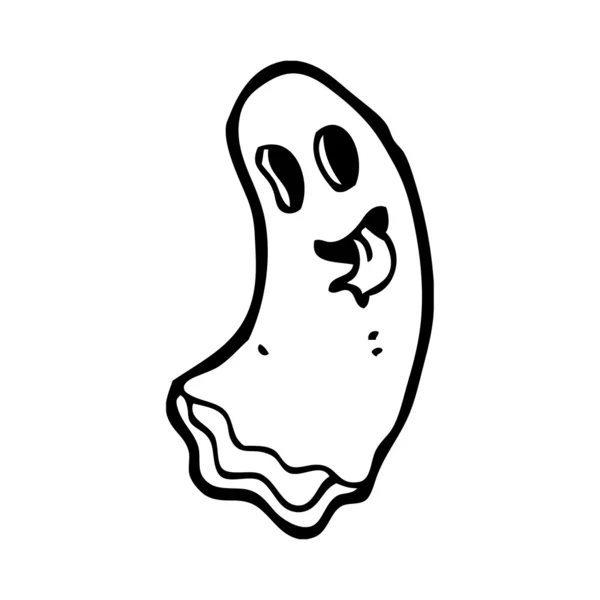 Gek ghost — Stockvector