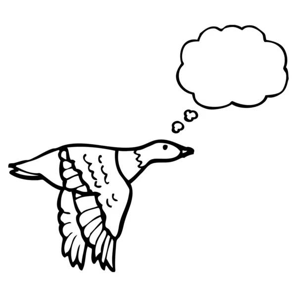 Ganso volador — Archivo Imágenes Vectoriales