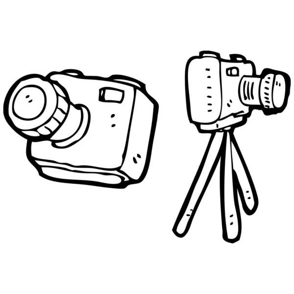 Camera ingesteld — Stockvector