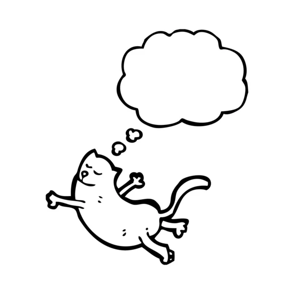 Chat sautant — Image vectorielle